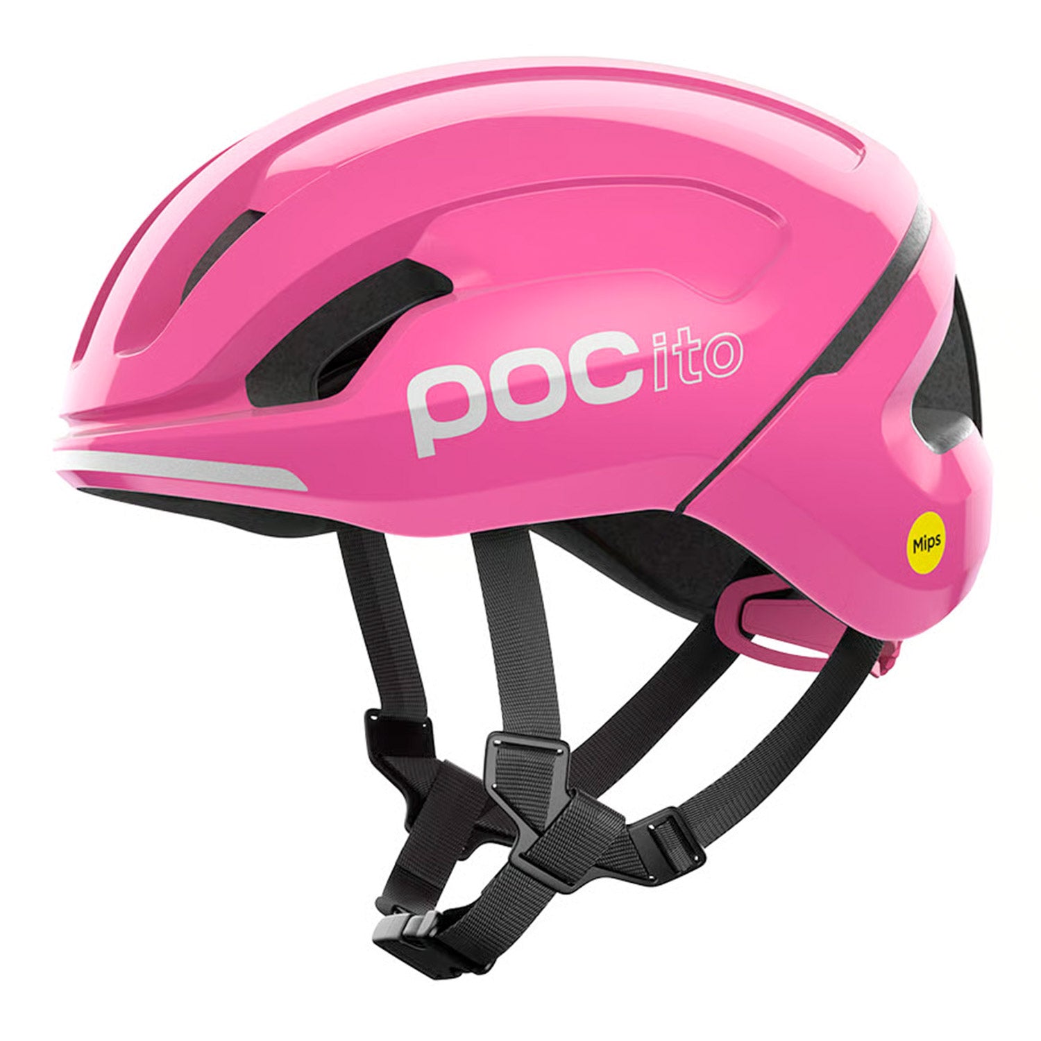 Poc Pocito Omne Children's Helmet with MIPS, Pink – woolyswheels.com.au