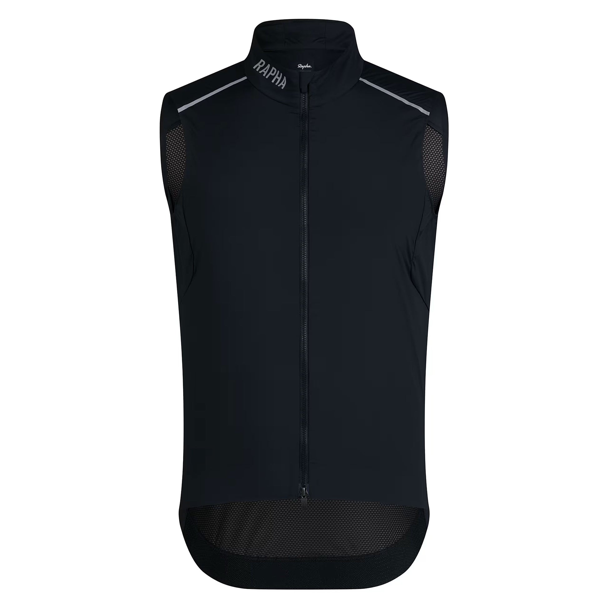 Rapha Men's Pro Team Gilet II, Black/Silver front