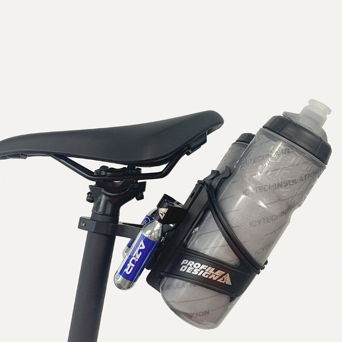 Profile Design Aqua Rack Profile Design Aquarack II Rear Mount Bottle Cage with CO2 Holders ...