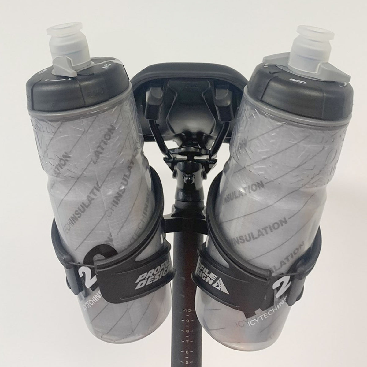 Profile Design Rear Hydration Profile Design Aquarack II Rear Mount Bottle Cage with CO2 Holders ...