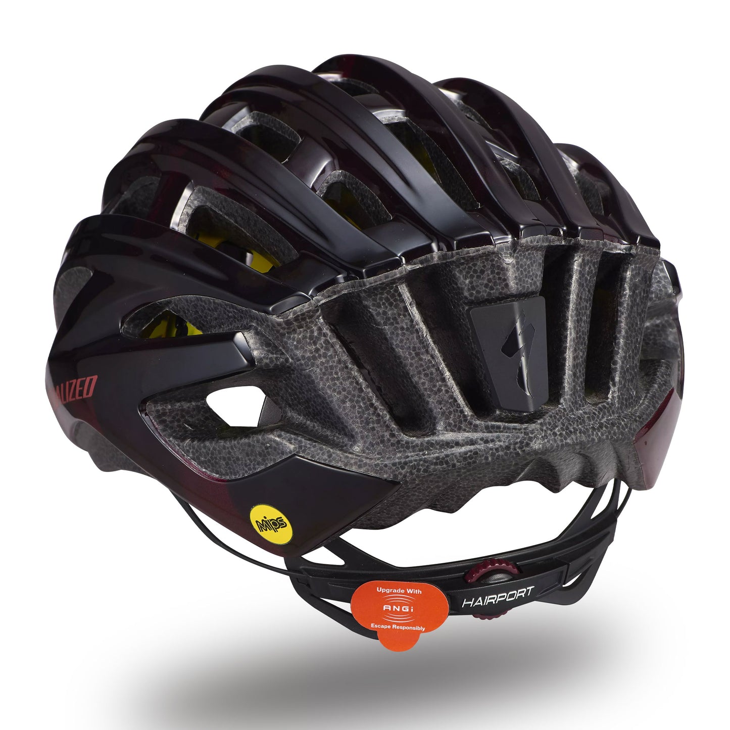 Specialized Propero III Road Helmet, Gloss Maroon/Gloss Black - Small 60122-2212 image 3