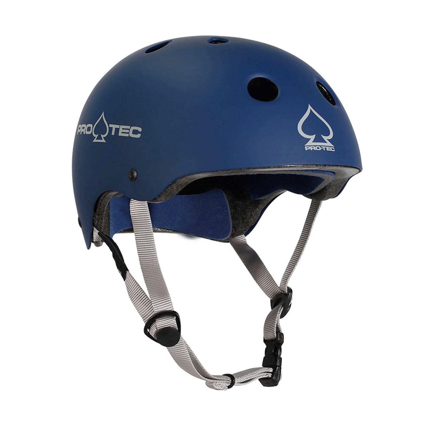 Pro-Tec Classic Bicycle Helmet, Matte Blue front view