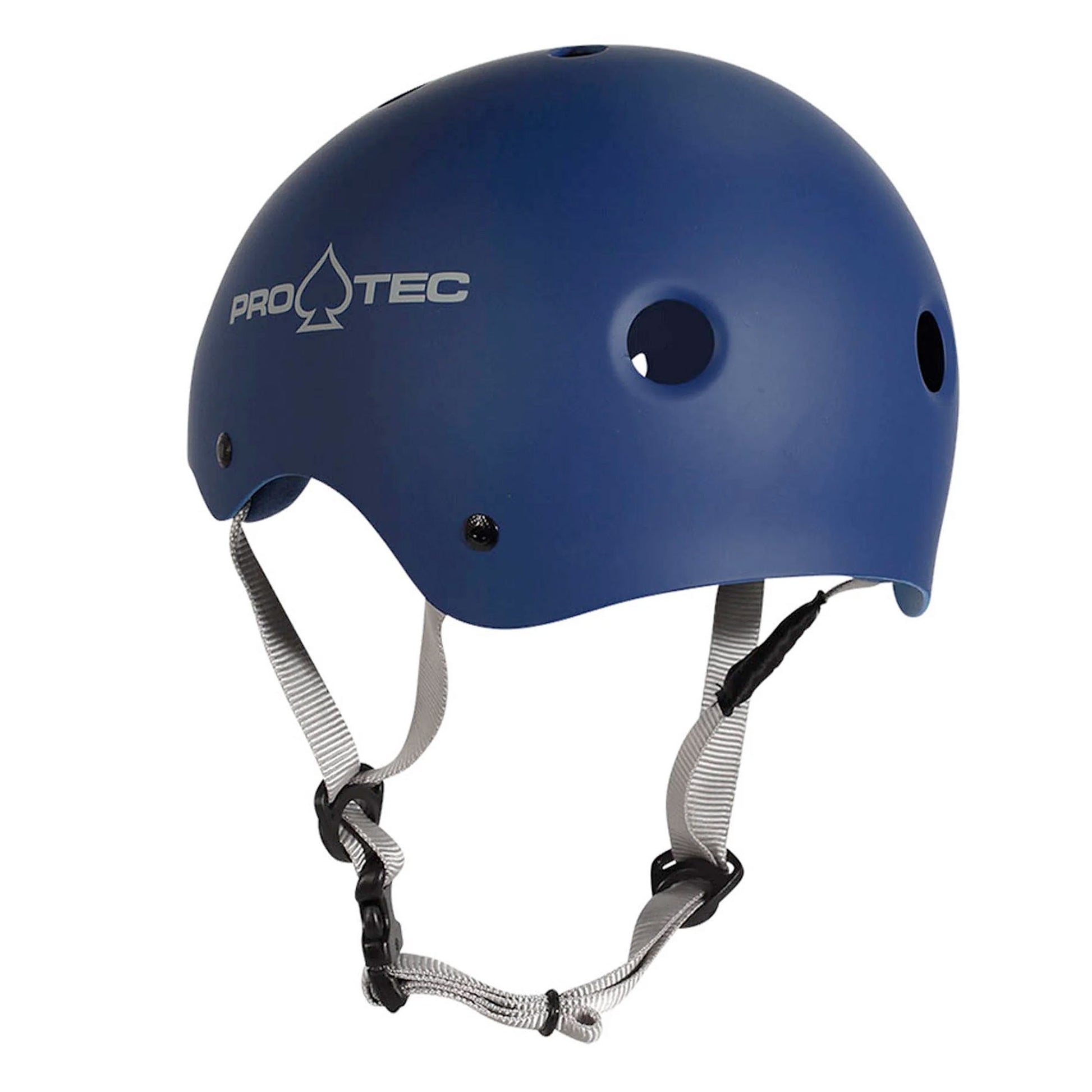 Pro-Tec Classic Bicycle Helmet, Matte Blue rear view