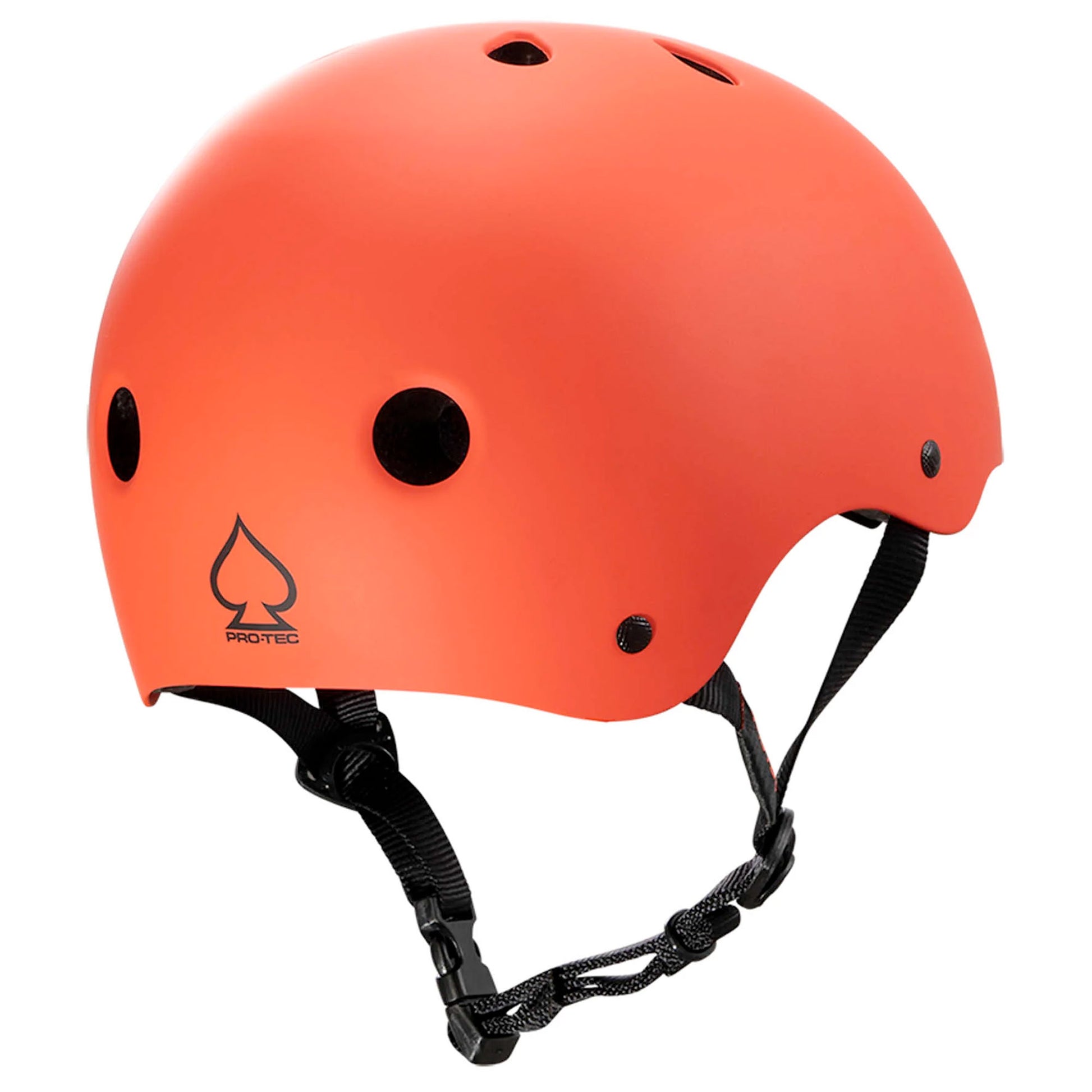 Pro-Tec Classic Bicycle Helmet, Matte Bright Red rear view