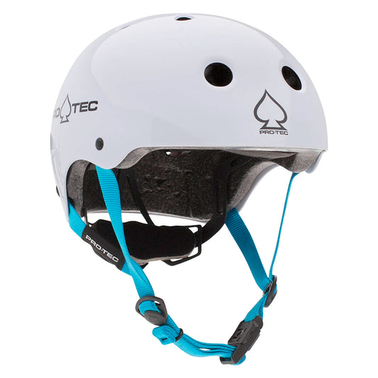 Pro-Tec Junior Bicycle Helmet Gloss White front view 1