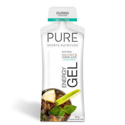 Pure Fluid Energy Gel Cola + Caffeine - 35g