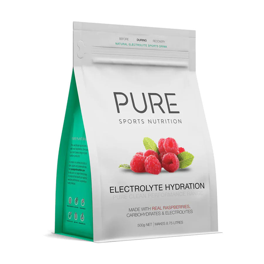 Pure Sports Nutrition Electrolyte Hydration - Raspberry 500g pouch