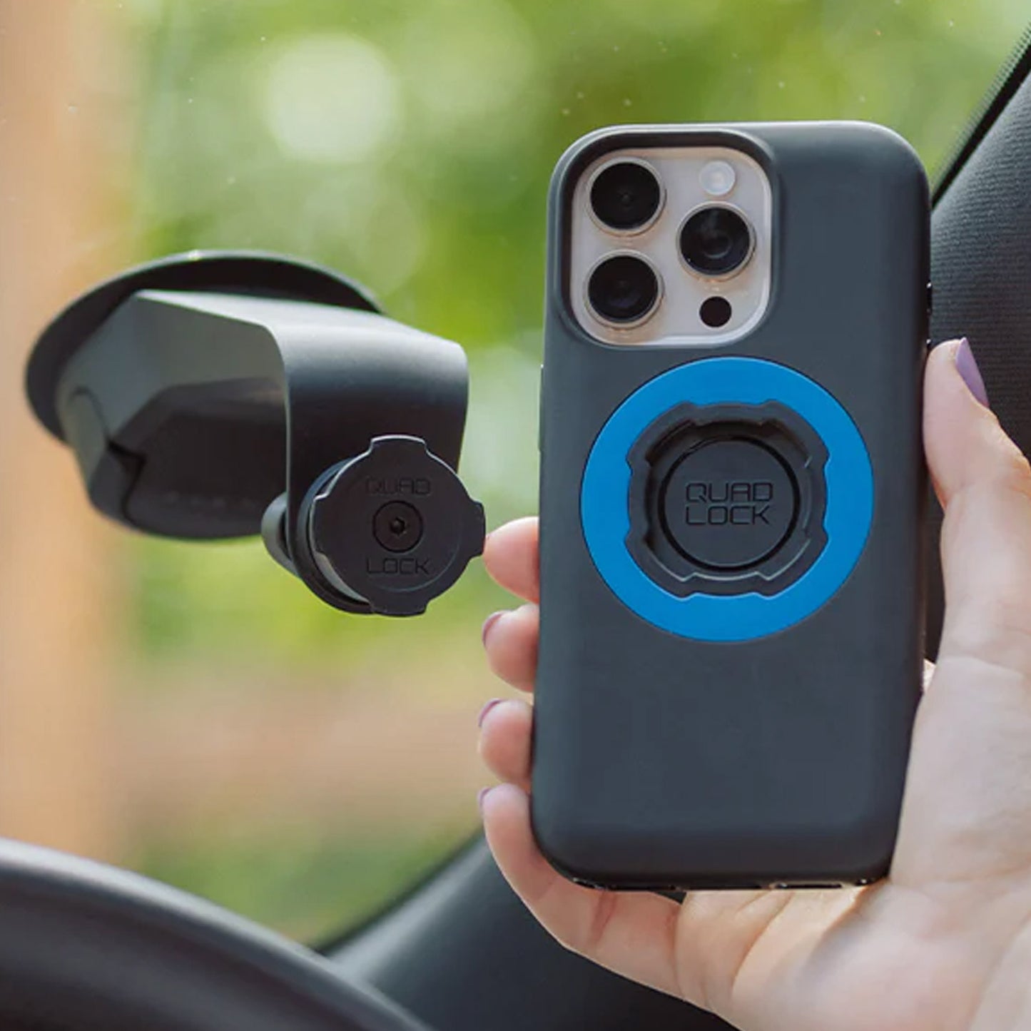 Quad Lock Windscreen / Dash Suction Car Mount QLMCAR6 image 3