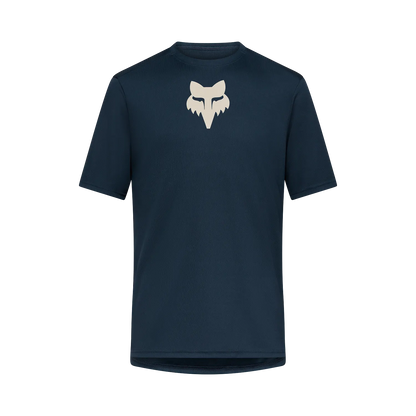 2027 Fox Ranger Fox Head Short Sleeve Men's Mountain Bike Jersey - Galaxy Blue image 1