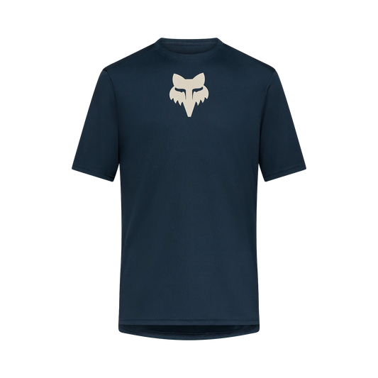 2027 Fox Ranger Fox Head Short Sleeve Men's Mountain Bike Jersey - Galaxy Blue image 1
