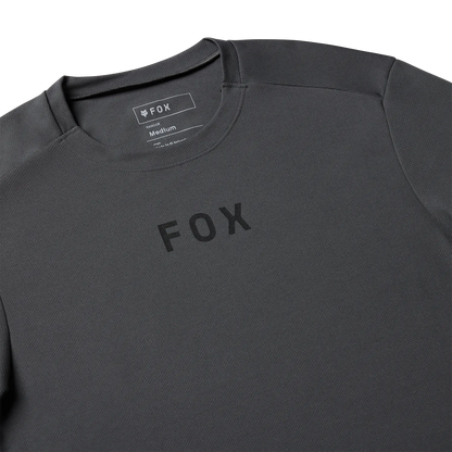2027 Fox Ranger Wordmark Short Sleeve Men's Mountain Bike Jersey - Dark Shadow image 3