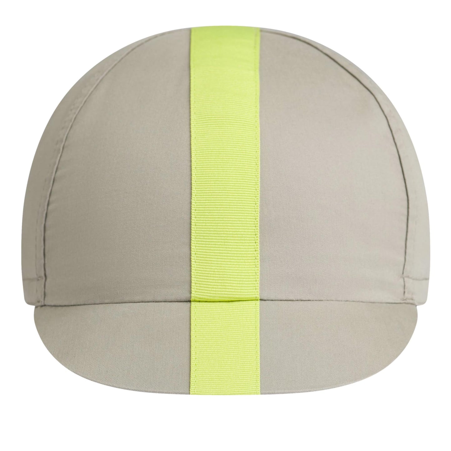 Rapha Cap II Cotton Cycling Cap - Rock Ridge/Wild Lime Front