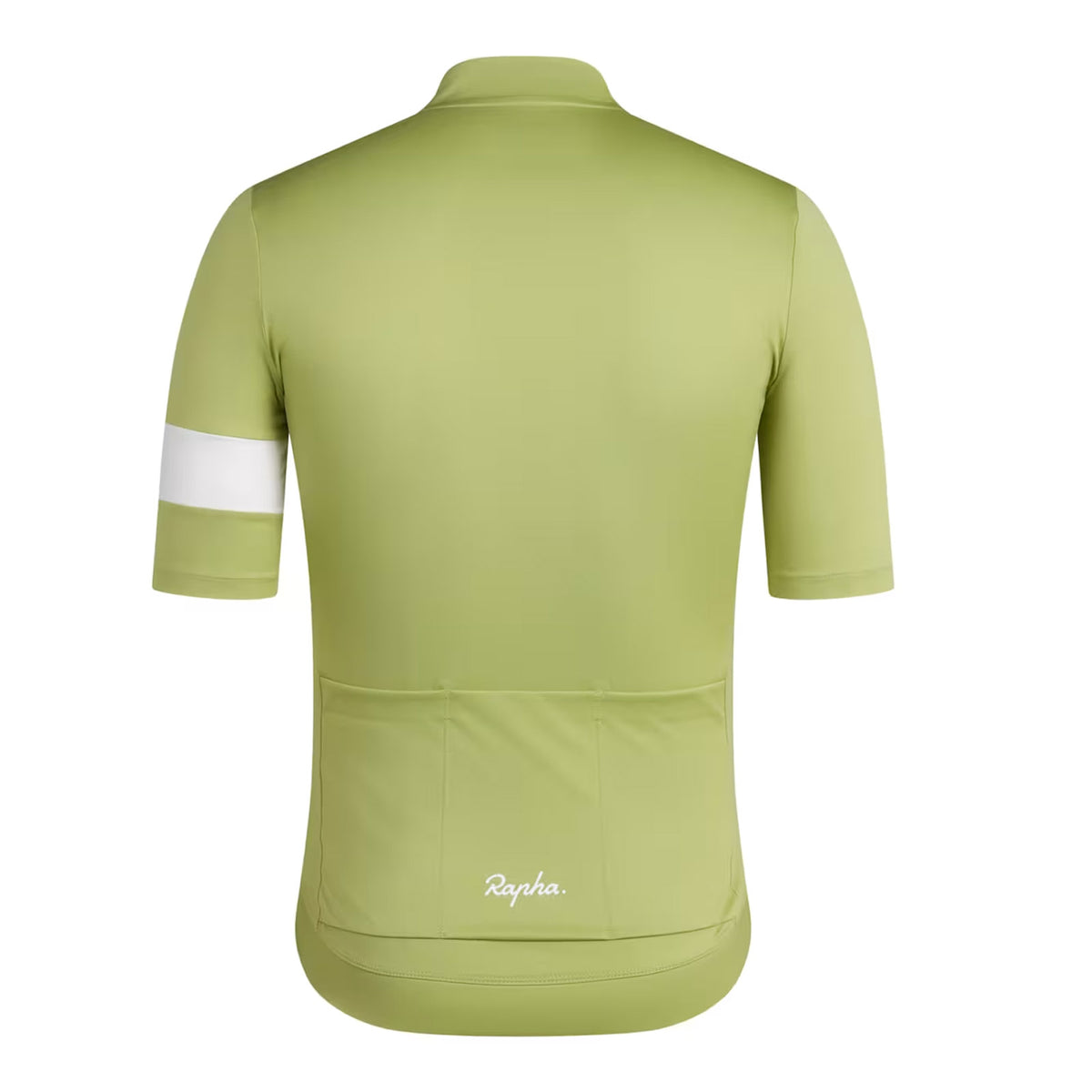Rapha Men's Core Short Sleeve Cycling Jersey - Fern/White image 2