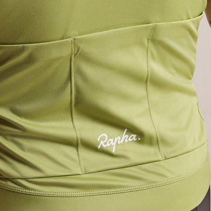 Rapha Men's Core Short Sleeve Cycling Jersey - Fern/White image 5