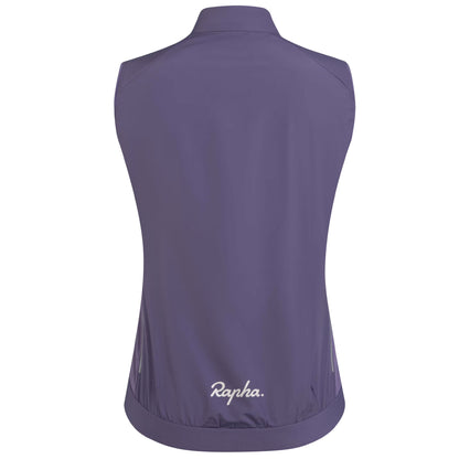 Rapha Women's Core Gilet Dusted Lilac/White rear