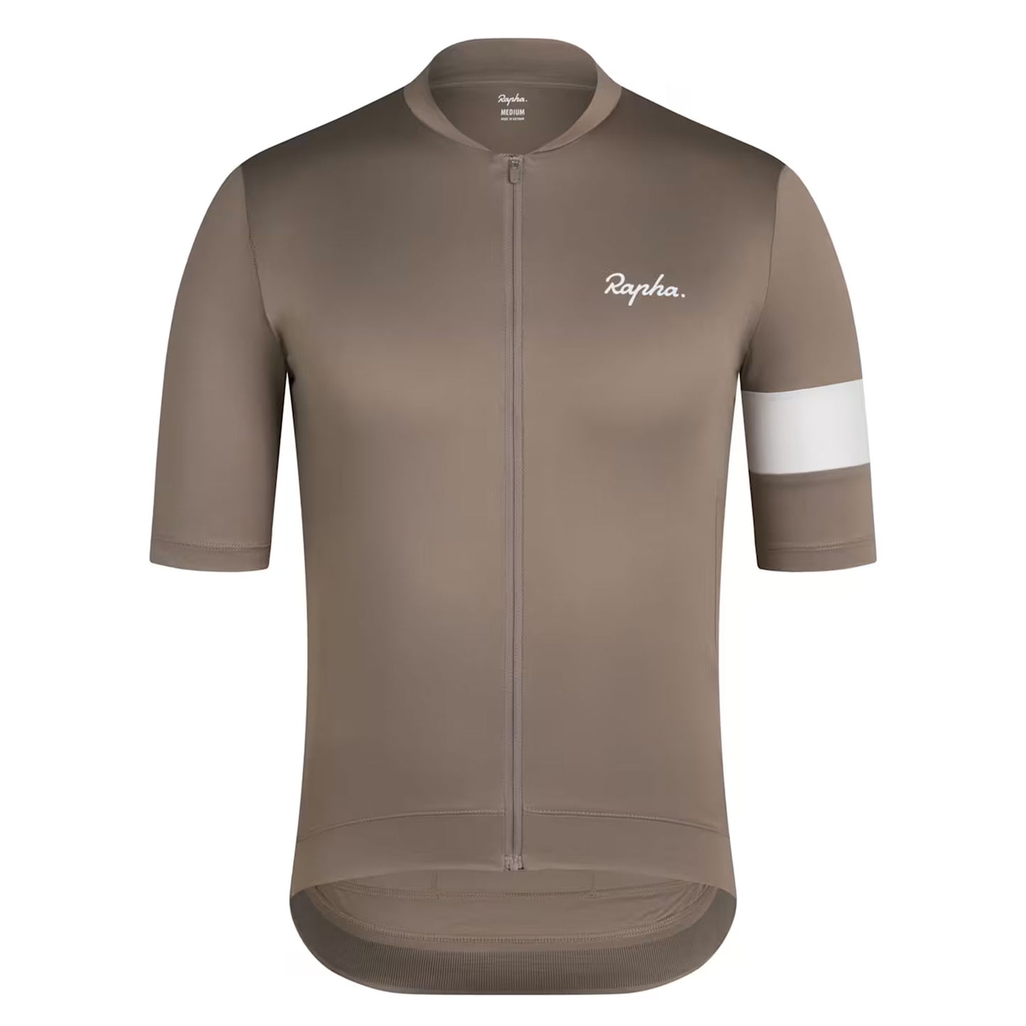 Rapha Men's Core Cycling Jersey - Dark Tan/White image 1