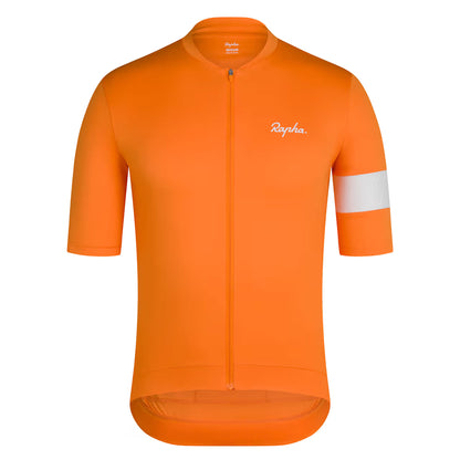 Rapha Men's Core Jersey - Orange/White image 1