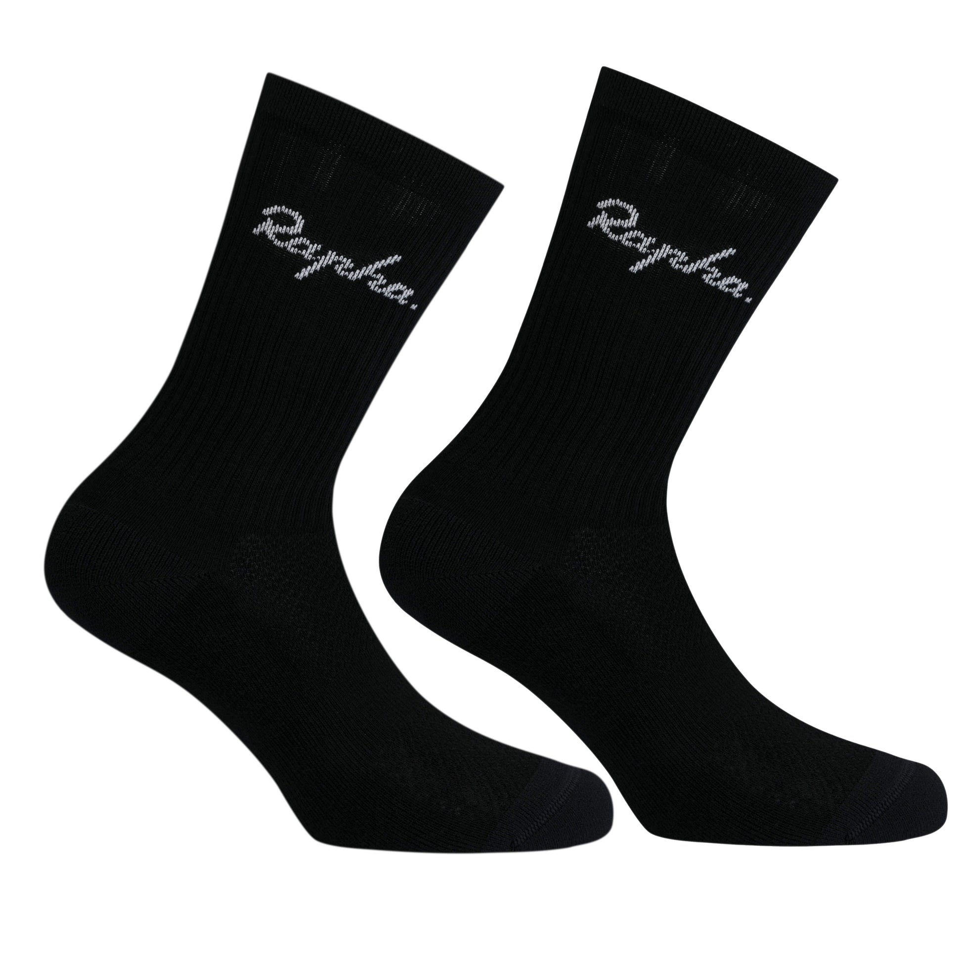 Rapha Unisex Cotton Crew Socks Black/White