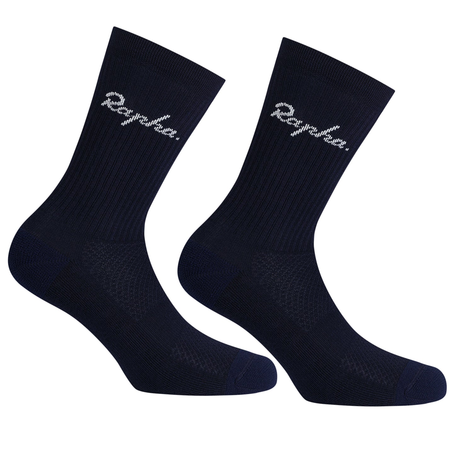 Rapha Unisex Cotton Crew Socks Night Sky/Basic White