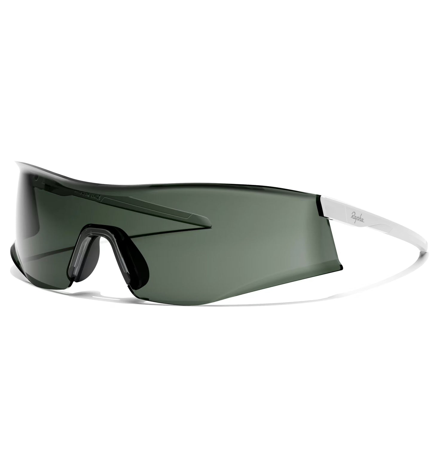 Rapha Letras Cycling Sunglasses - White/Green