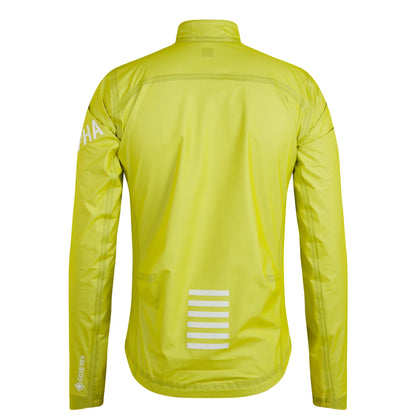  Rapha Men's Pro Team Lightweight Goretex Rain Jacket, Chartreuse/White Medium image 2 RJP03XXYELMED