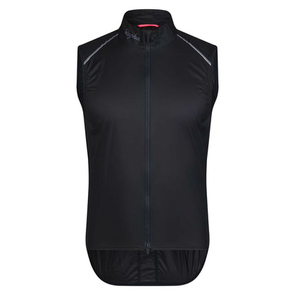 Rapha Men's Brevet Element Gilet, Black / Grey front view