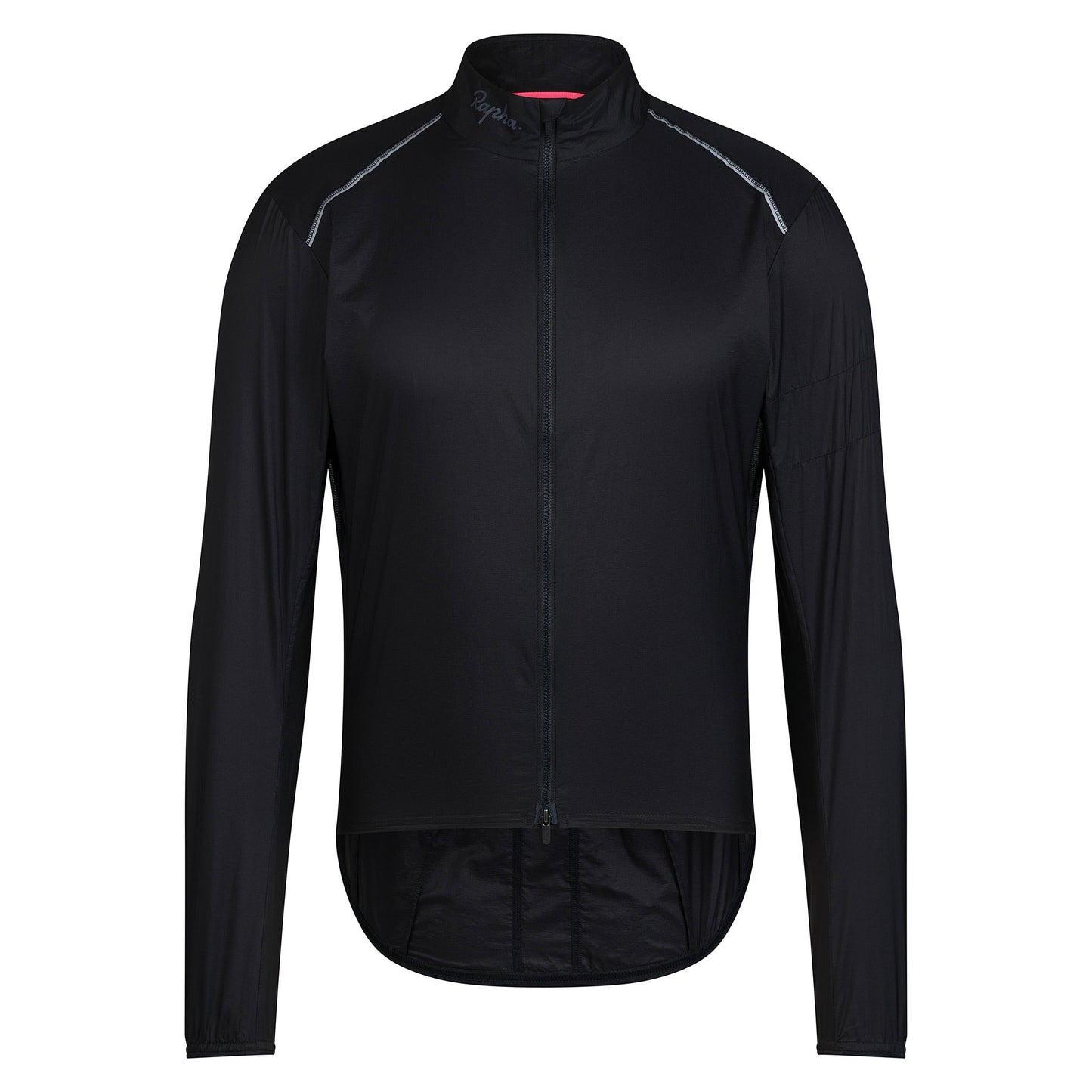 Rapha 2025 Men's Brevet Element Wind Jacket, Black/Grey Front