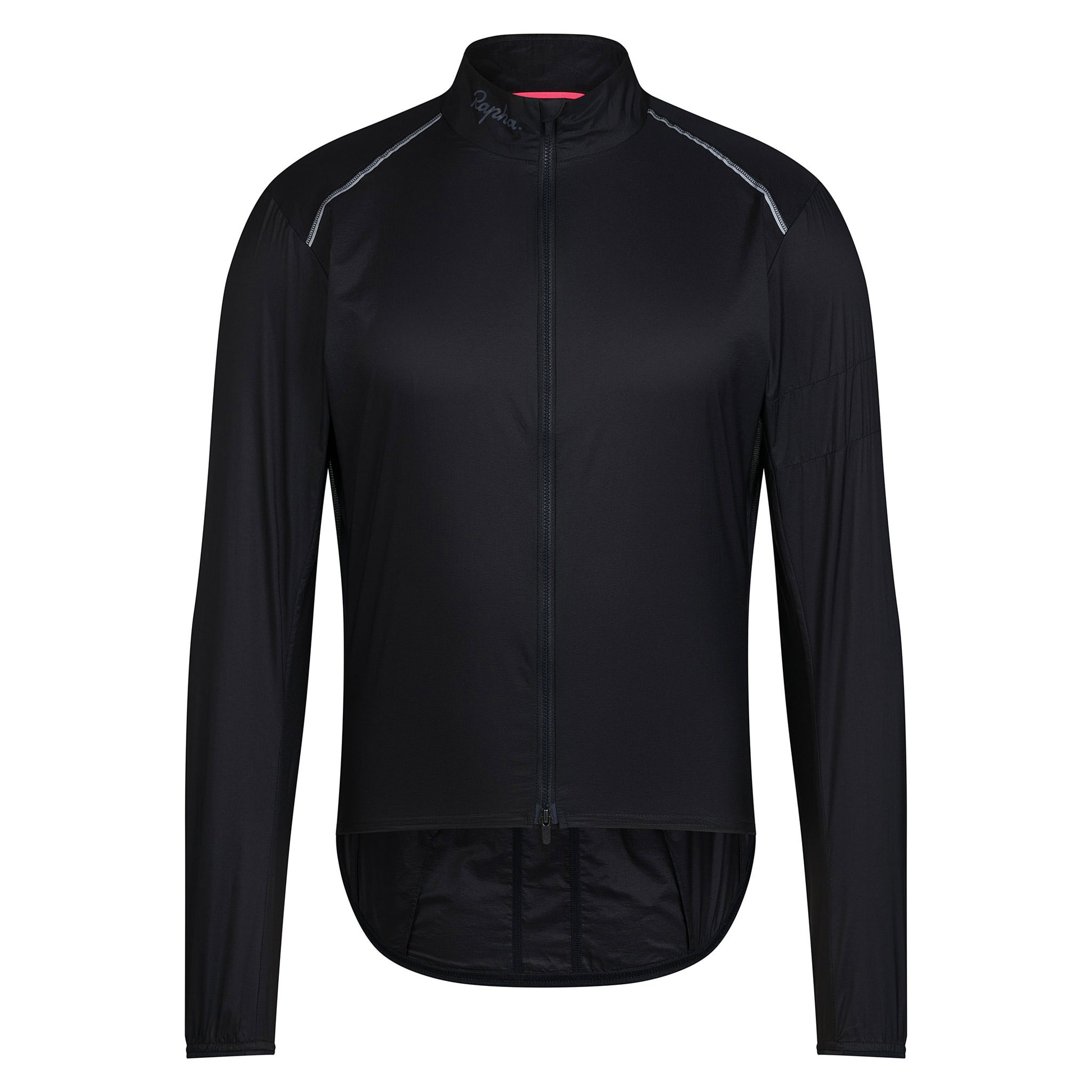 Rapha 2025 Men's Brevet Element Wind Jacket, Black/Grey Front