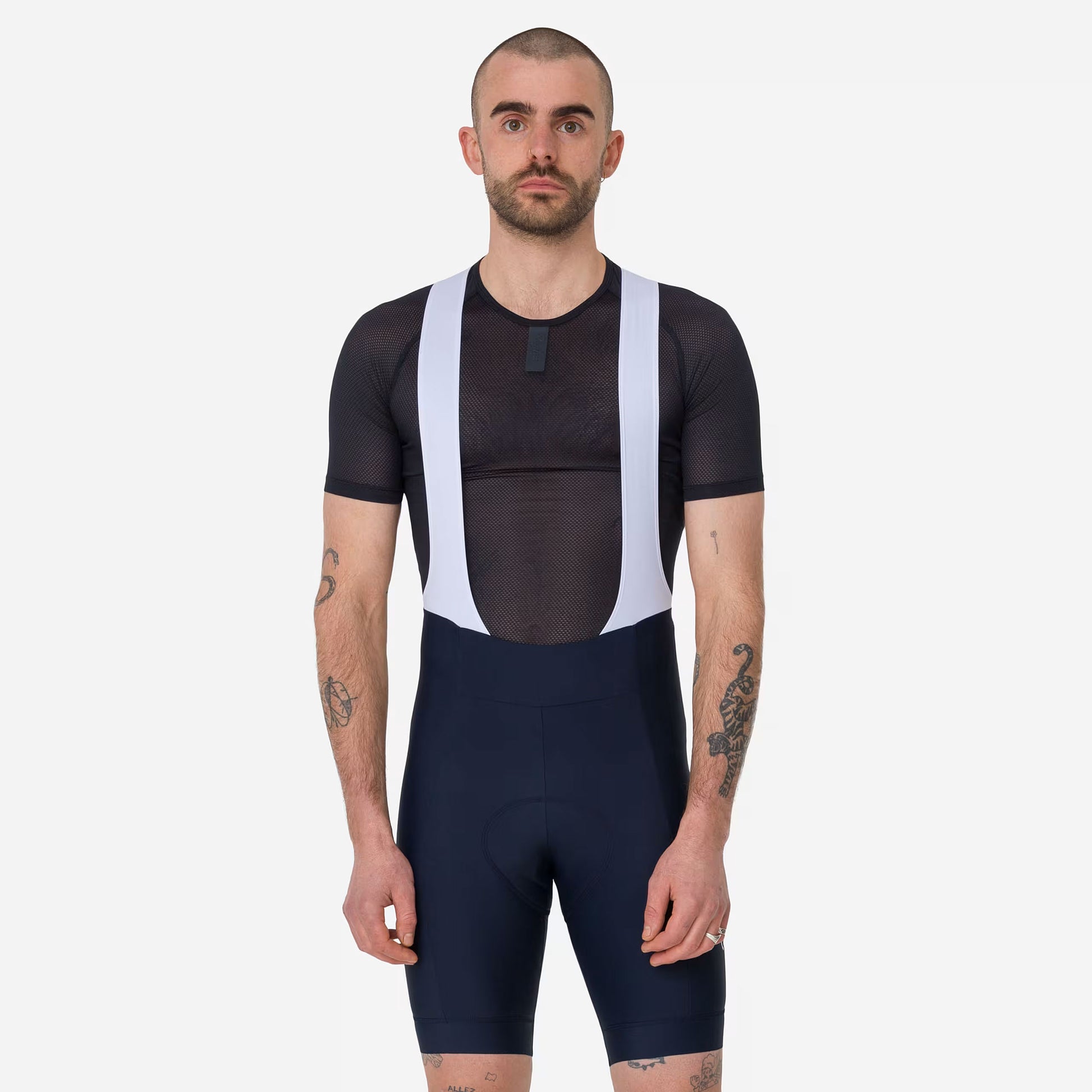 Rapha 2025 Men's Core Bib Shorts Dark Navy/White image 6