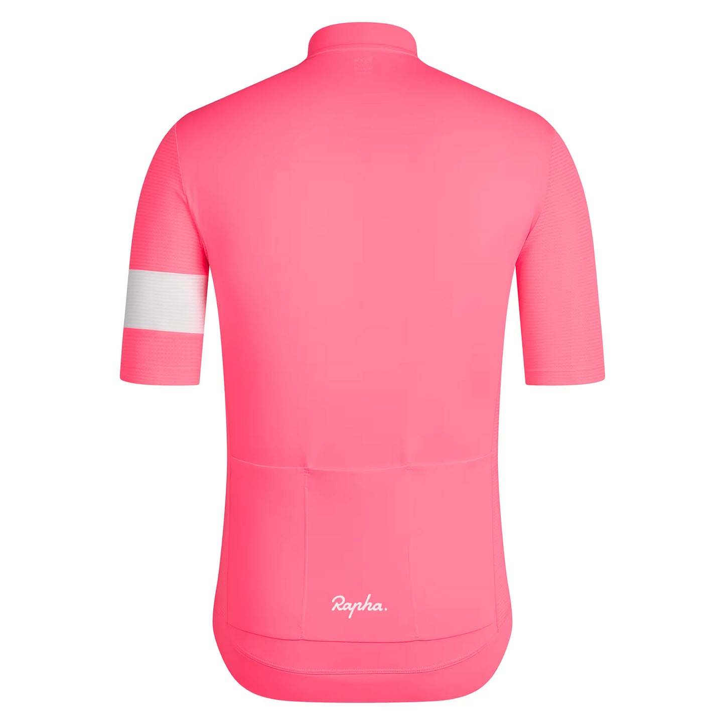 Rapha Men's Core Lightweight Jersey - High-Vis Pink rear