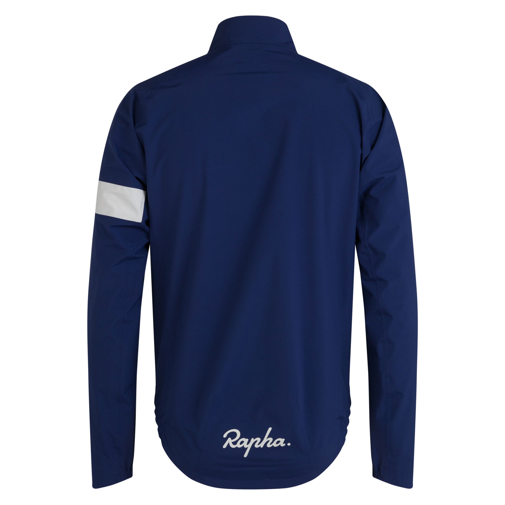 Rapha Men's Core Rain Jacket - Navy / White Rear