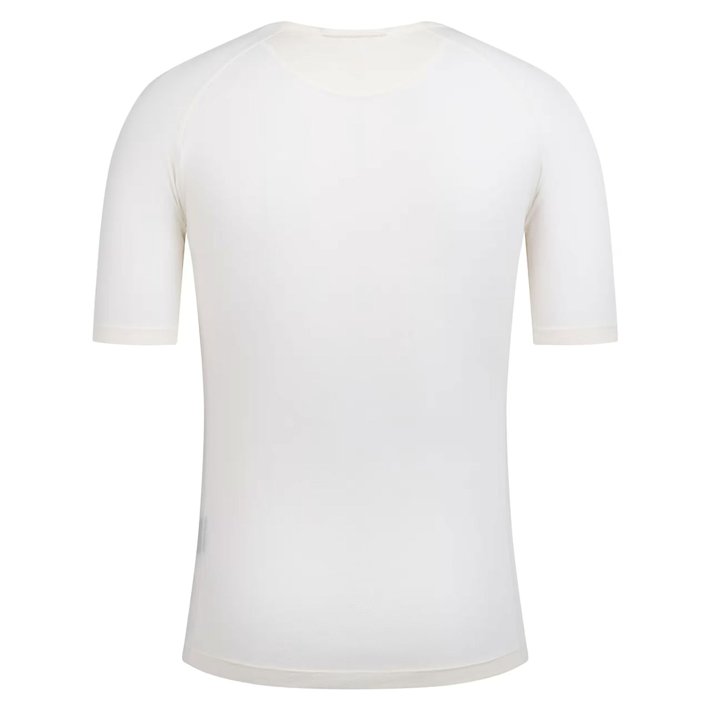Rapha Men's Merino Lightweight Base Layer Short Sleeve Cream/White rear view