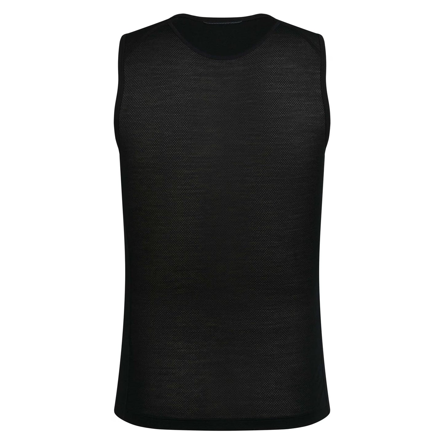 Rapha Men's Merino Lightweight Base Layer Sleeveless, Black rear view