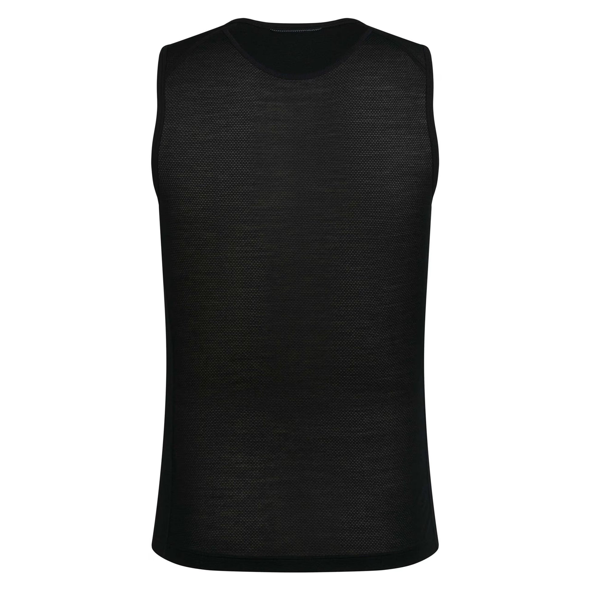 Rapha Men's Merino Lightweight Base Layer Sleeveless, Black rear view