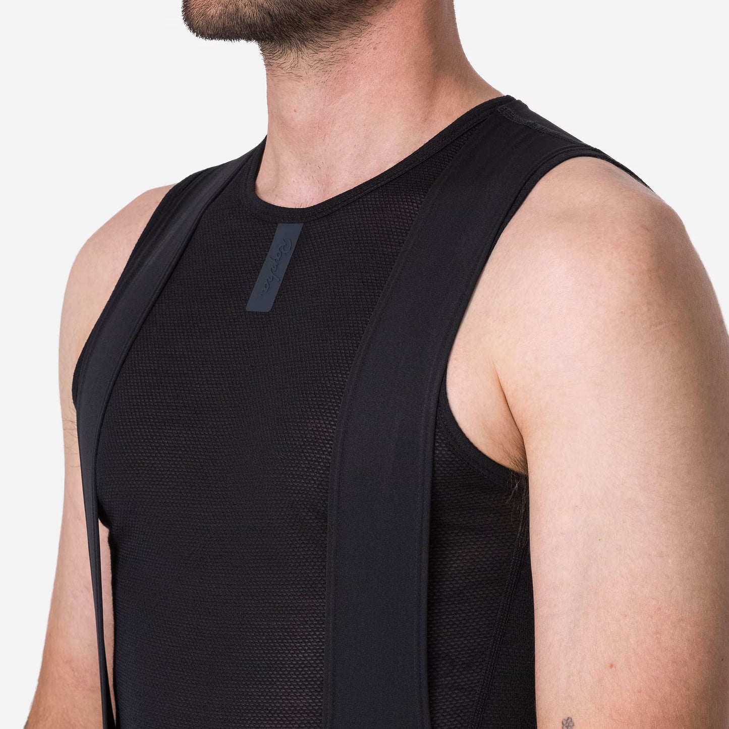 Rapha Men's Merino Lightweight Base Layer Sleeveless, Black detail 2