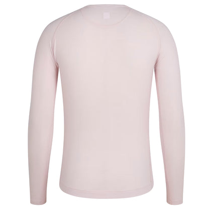 Rapha Men's Merino Long Sleeve Base Layer - Soft Rose/Blush CHZ01XXSRH image 2