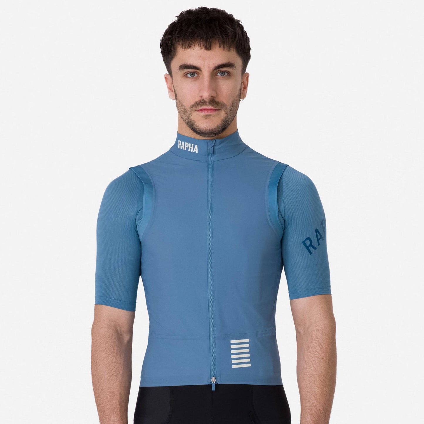 Rapha Men's Pro Team Lightweight Gilet Dusted Blue/White