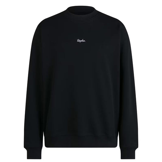 Rapha Men's Heavyweight Cotton Sweatshirt II - Black/White image 1