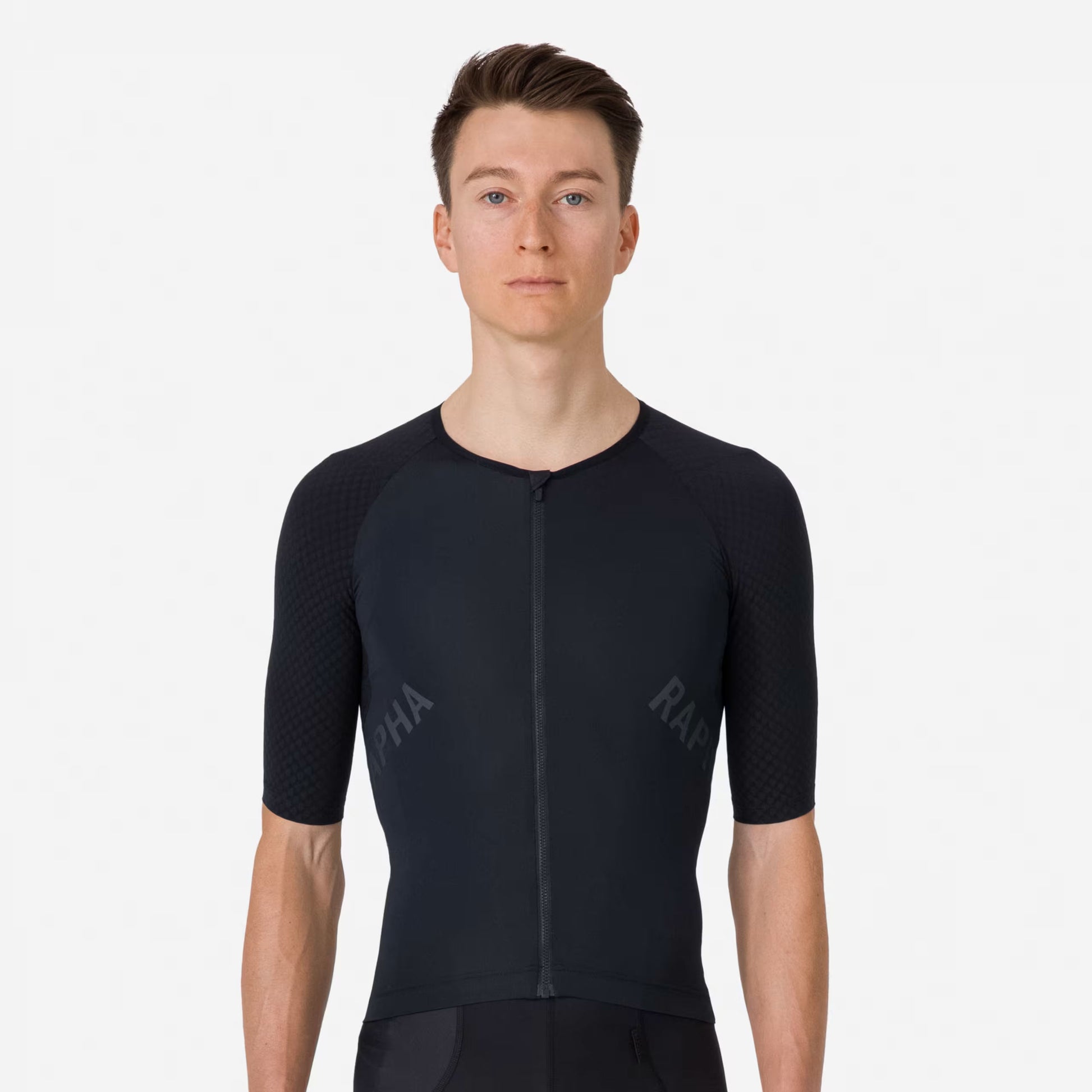 Rapha Men's Pro Team Aero Jersey, Black/Grey