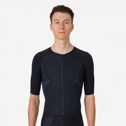 Rapha Men's Pro Team Aero Jersey, Black/Grey