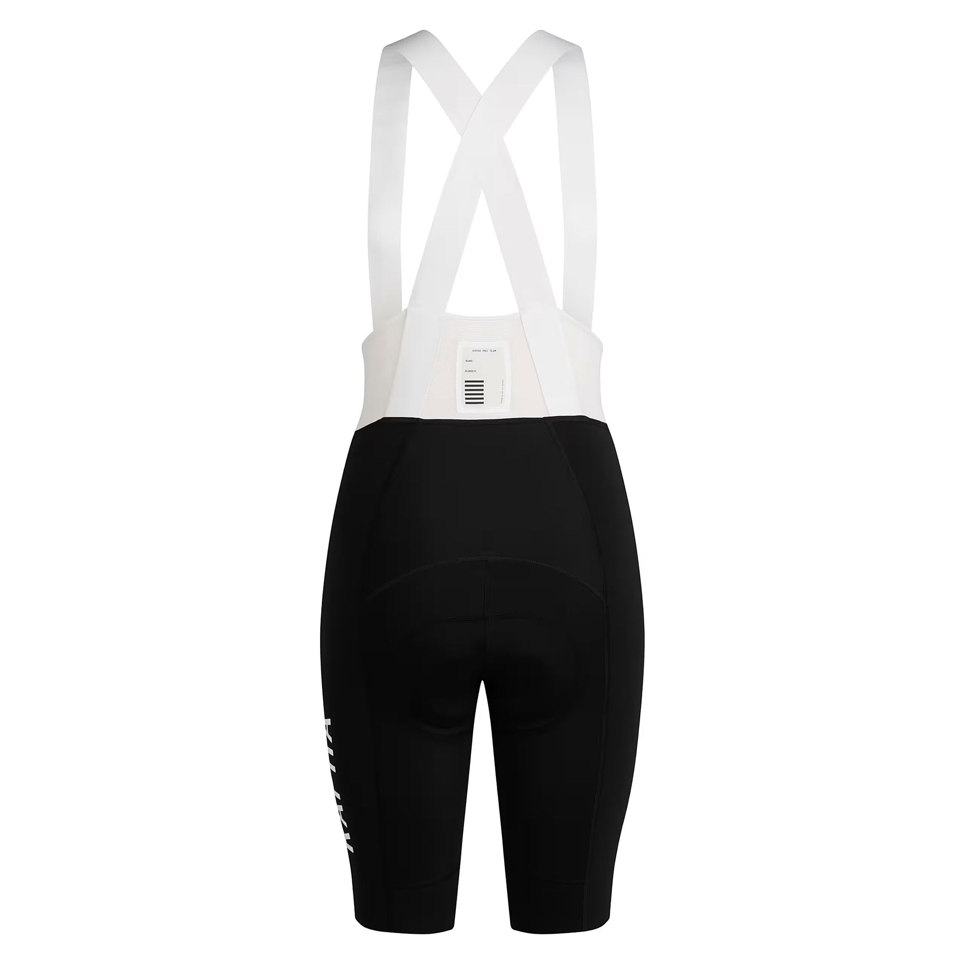 Rapha Women's Pro Team Bib Shorts III Long, Black/White