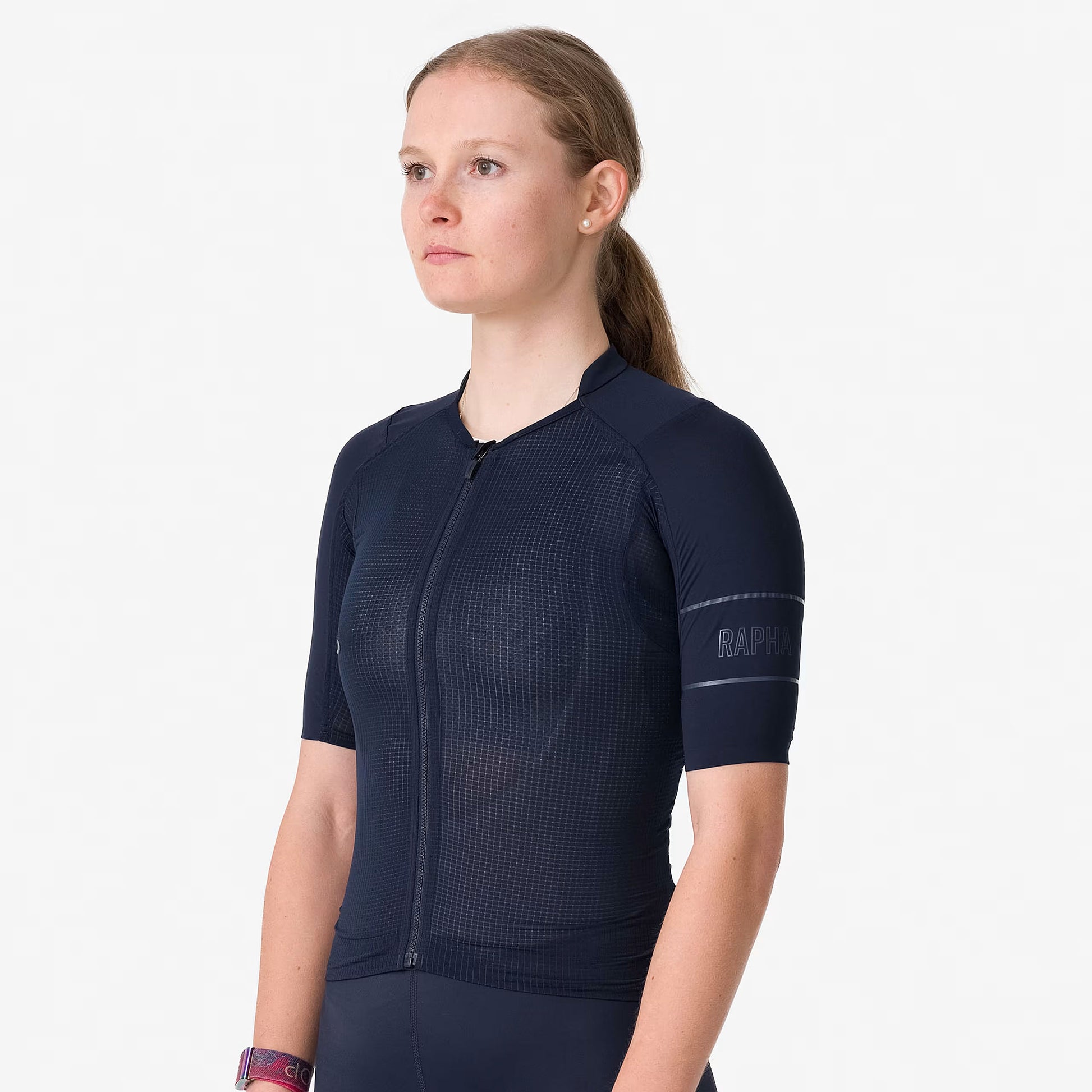 Rapha Women's Pro Team Lightweight Jersey, Dark Navy/Black