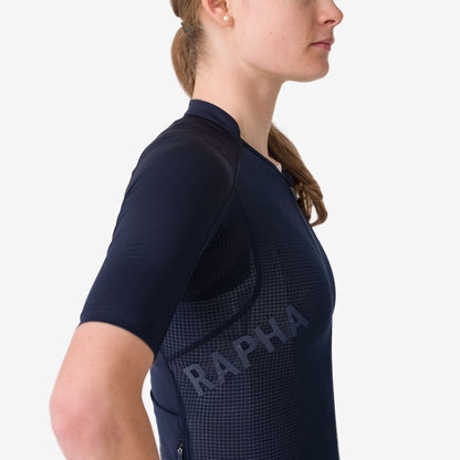 Rapha Women's Pro Team Lightweight Jersey, Dark Navy/Black