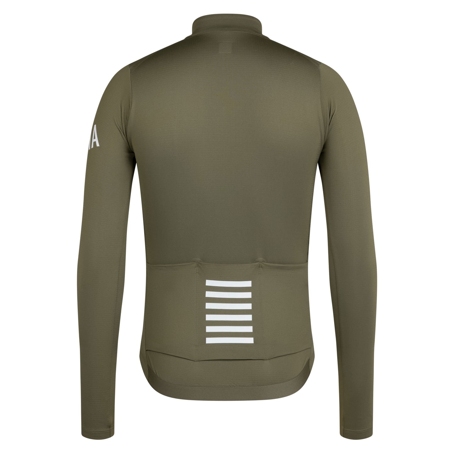 Rapha Men's Pro Team Long Sleeve Midweight Jersey - Green/White image 2