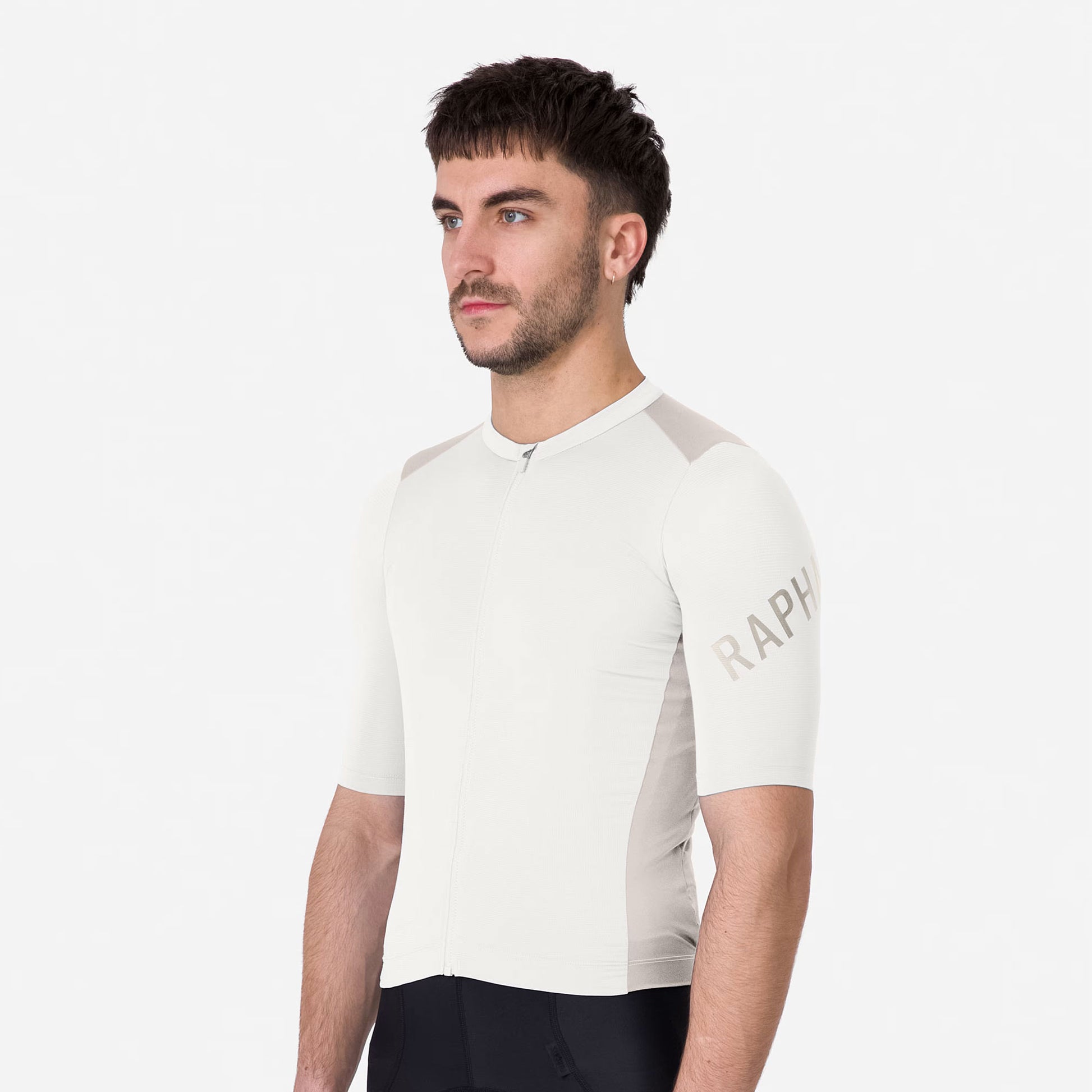 Rapha Men's Pro Team Training Jersey, White Alyssum/ Silver Side