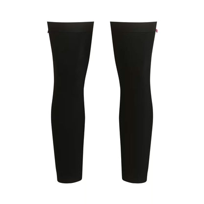 Rapha Unisex Thermal Knee Warmers, Black front view