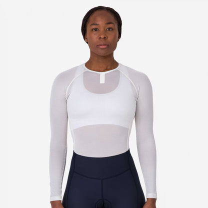 Rapha Women's Lightweight Base Layer Long Sleeve White image 4