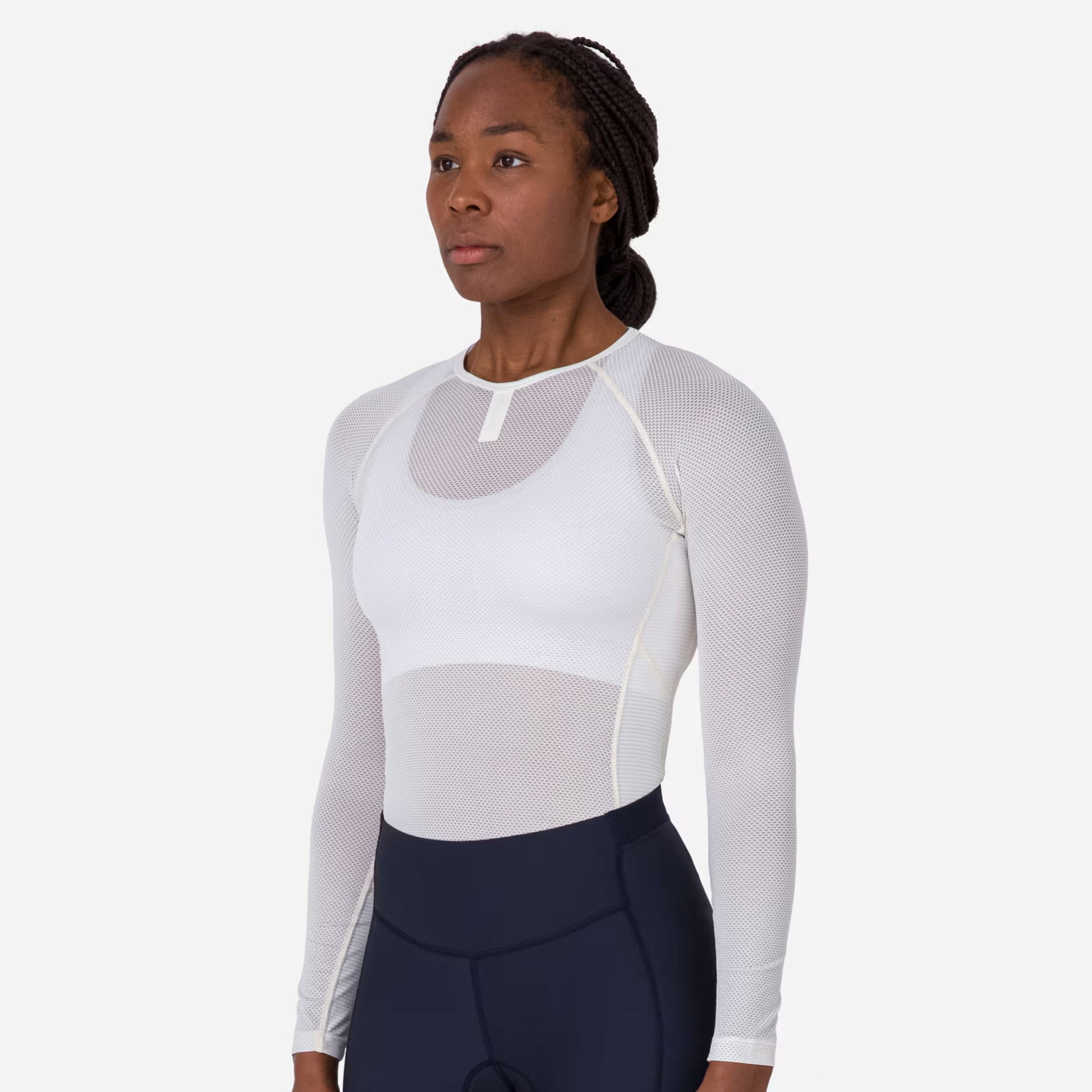 Rapha Women's Lightweight Base Layer Long Sleeve White image 3