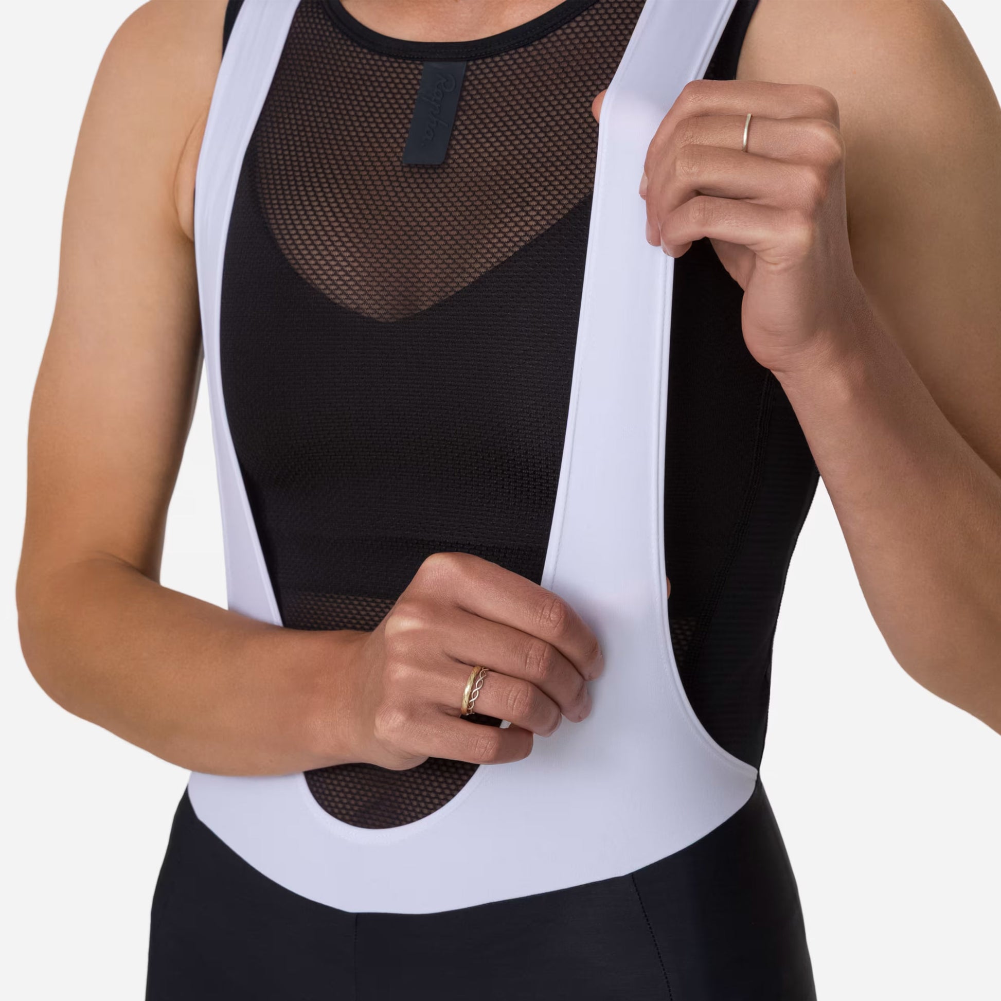 Rapha 2025 Women's Core Bib Shorts Black/White image 6