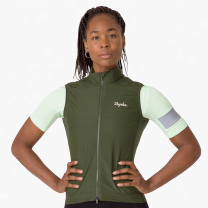Rapha Women's Core Gilet Cycling Vest Black or Olive